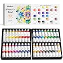 Nicpro Watercolor Paint Set for Adults, 36 Colors Watercolor Paint Tube