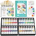 Nicpro Watercolor Paint Set for Adults Kids, 36 Colors Watercolor Tube Set