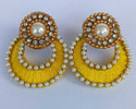 Nidhi World of Creation Silk Dori Acrylic Earring Set
