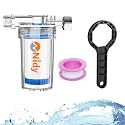 Nidy® Whole House Water Filtration System, Reusable Inline Sediment Water Filter, Pre-Filtration System for Water Purifier,Taps,Faucet,ShowerHead, BPA Free,CE-RoHS Approved, Removes 99.9% Contaminants (Multi-layer PP Cotton F