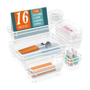 niebla 16 compartments plastic drawer organizers dressing table organizer  make up organizers