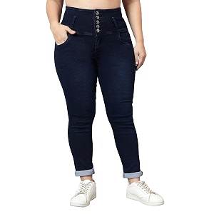 Nifty Womens High Rise Denim Stretchable High