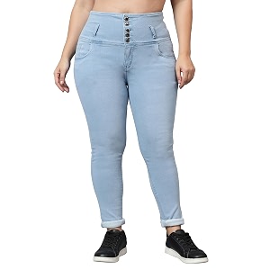 Nifty Womens High Rise Denim Stretchable High