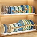 Nigelia 31.5" Expandable Pots and Pans Lid Organizer Under Cabinet (2 Pack)