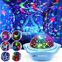 Night Light for Kids Sensory Toys, 6 Films Star Projector Light for Bedroom