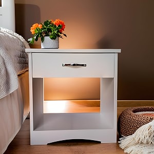 night standend sidebed sidesofa side table for bedroomliving roomoffice wooden table finish color - white finish1