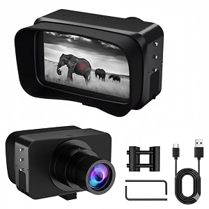 night telescope monocular binoculars for long distance night vision goggles with infrared light for adults wide eyepeicebak4 glass for bird watching wildlife safari medium