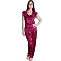 Women39s Soft amp Smooth Satin Solid Nightwear