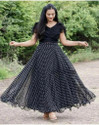 NIHANT ENTERPRISE Polka Print Stitched Lehenga 
