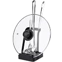 NiHome Versatile Pot Lid Ladle Holder Multipurpose Spatula Pad Book Cutting Board Spoon Rest Kitchen Utensils Drip Tray Washable Durable Stable Tack-Free Installation (Black)