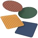NiHome Jar Opener Gripper Pads, 6in Silicone for Seniors, 4-Pack