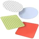 NiHome Jar Opener Gripper Pads, 6in Silicone for Seniors, 4-Pack