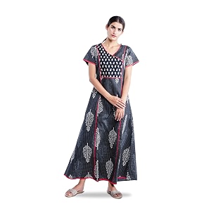 NIHSAMAH Cotton Night Gown for Women -
