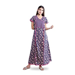 NIHSAMAH Cotton Night Gown for Women -