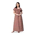 NIHSAMAH Cotton Nighty for Women with Pocket