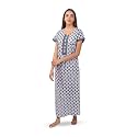 NIHSAMAH Cotton Nighty for Women with Pocket