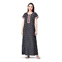 NIHSAMAH Cotton Nighty for Women with Pocket
