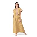 NIHSAMAH Cotton Nighty for Women with Pocket