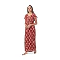 NIHSAMAH Cotton Nighty for Women with Pocket