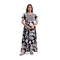 NIHSAMAH Cotton Nighty for Women Printed