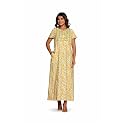 NIHSAMAH Cotton Nighty for Women Printed