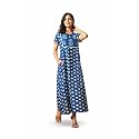 NIHSAMAH Cotton Nighty for Women Printed