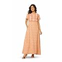 NIHSAMAH Cotton Nighty for Women Printed