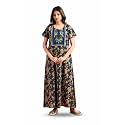 NIHSAMAH Cotton Nighty for Women Printed