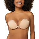 Niidor Adhesive Bra Strapless Sticky Invisible Push Up Silicone Reusable Bra Women's Exotic Bustiers &amp; Corsets