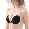 Niidor Adhesive Bra Strapless Ultra Sticky Invisible Push up Silicone Bra Multiple Colors Sizes Reusable for Backless Dress