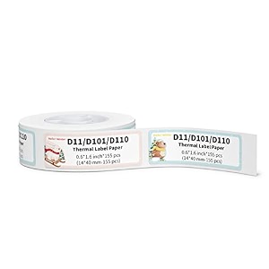 niimbot 1 roll label maker tape label paper labeling tape for handheld label printer address labels1 roll tape