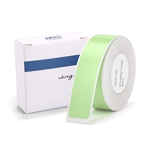 niimbot d11 label maker tape adapted label print paper standard laminated office labeling tape replacement pure color green large