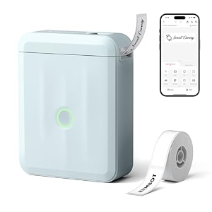 niimbot d110m thermal label printer for home organization 05inch blue