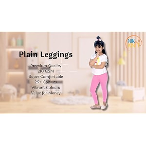 NIK KNIT Premium Stretchable Plain Leggings