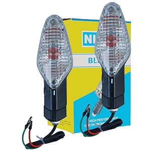 nikavi inda08 blinker indicator assly compatible for hero hunkglamour latest set of 2