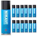 NIKAVI SP1 Automotive Rust Paint Spray Can | Multi-Surface DIY Spray Paint | Quick Drying Gloss Finish for Bikes, Cars, Metal, Wooden Furniture, Plastic &amp; Walls Gloss Black 400 ml (Pack of 12)