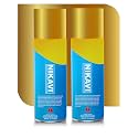 NIKAVI SP10 Automotive Rust Paint Spray Can | Multi-Surface DIY Spray Paint | Quick Drying Gloss Finish for Bikes, Cars, Metal, Wooden Furniture, Plastic &amp; Walls Gold 400 ml (Pack of 4)