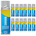 NIKAVI SP15 Automotive Rust Paint Spray Can | Multi-Surface DIY Spray Paint | Quick Drying Gloss Finish for Bikes, Cars, Metal, Wooden Furniture, Plastic &amp; Walls Lacquer/Clear 400 ml (Pack of 6)