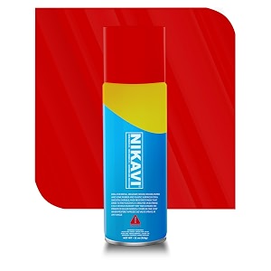 nikavi sp16 automotive rust paint  suzuki red spray can  multi-surface diy spray paint  quick drying gloss finish for bikes cars metal wooden furniture plastic amp walls - 400ml - suzuki red