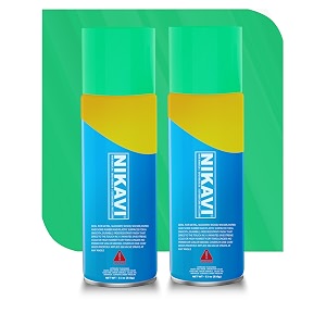 nikavi sp22 multipurpose spray paint 400ml leaf green pack of 2