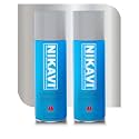 NIKAVI SP3 Automotive Rust Paint Spray Can | Multi-Surface DIY Spray Paint | Quick Drying Gloss Finish for Bikes, Cars, Metal, Wooden Furniture, Plastic &amp; Walls Silver 400 ml (Pack of 4)