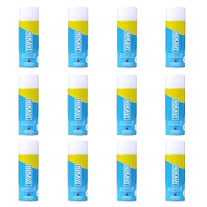 nikavi sp4 automotive rust paint spray can  multi-surface diy spray paint  quick drying gloss finish for bikes cars metal wooden furniture plastic amp walls gloss white 400 ml pack of 6
