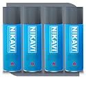 NIKAVI SP8 Automotive Rust Paint Spray Can | Multi-Surface DIY Spray Paint | Quick Drying Gloss Finish for Bikes, Cars, Metal, Wooden Furniture, Plastic &amp; Walls Grey 400 ml (Pack of 12)