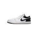 NIKE Air Jordan 1 Low Men's Shoes (553558-132,White/Black-White) Size 11