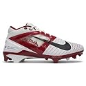 Nike Alpha Menace 4 Elite Football Cleats (FD7036-600, University Red/Team Red/Black/White)