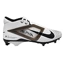 Nike Alpha Menace 4 Elite Football Cleats (FD7036-600, University Red/Team Red/Black/White)