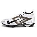 Nike Alpha Menace 4 Elite Football Cleats (FD7036-600, University Red/Team Red/Black/White)