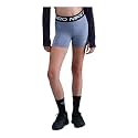 Nike Girls' Pro Shorts (Little Big Kid), World Indigo/White