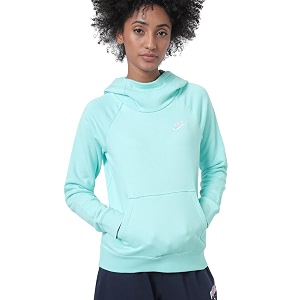 Nike Cotton Blend Women Hooded Sweatshirt