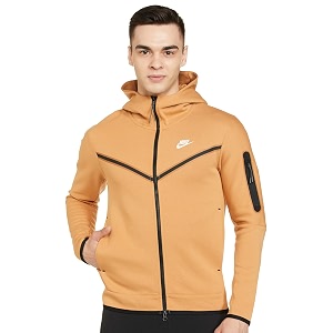 Nike Cotton Men Hooded Neck Sweatshirt